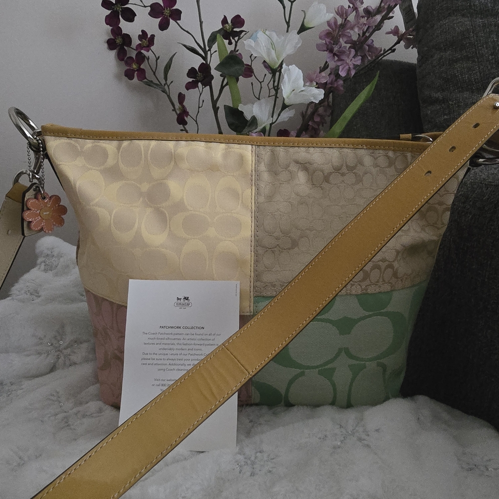 Coach Vintage Gorgeous Authentic Patchwork Medium Crossbody. Next to New!